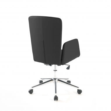 outlet sedia da ufficio nero bridget tessuto braccioli fissi 6