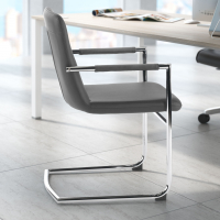 Sedia Conferenza Dallas, schienale ergonomico, slitta 210873 - (Outlet)