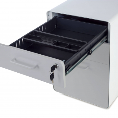 outlet sedia da ufficio bianco grigio zole 4