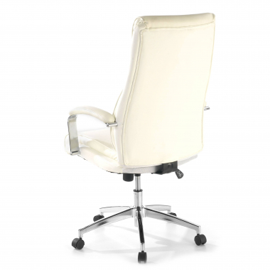 outlet sedia da ufficio bianco counter ecopelle braccioli fissi 7