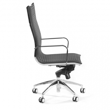 outlet sedia da ufficio grigio brenton ecopelle braccioli fissi 4