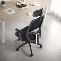 Sedia da Scrivania Argos con poggiatesta, rete traspirante 210897 - (Outlet)