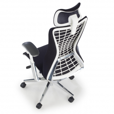 outlet sedia da ufficio nero miller rete transpirante braccioli mobili 7