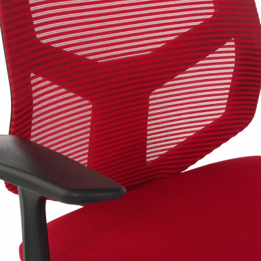 outlet sedia da ufficio rosso archer rete transpirante braccioli fissi 8