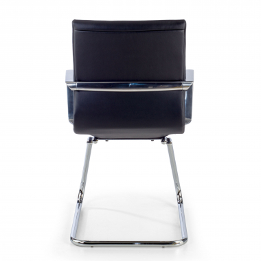 outlet sedia da ufficio nero class ecopelle braccioli fissi 8