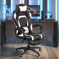 Sedia Gaming con Poggiapiedi Logan, braccioli sincronizzati 210905 - (Outlet)