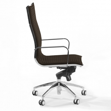 outlet sedia da ufficio marrone brenton ecopelle braccioli fissi 7