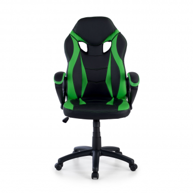 outlet sedia da ufficio verde drift ecopelle braccioli fissi 3