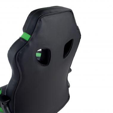 outlet sedia da ufficio verde drift ecopelle braccioli fissi 7