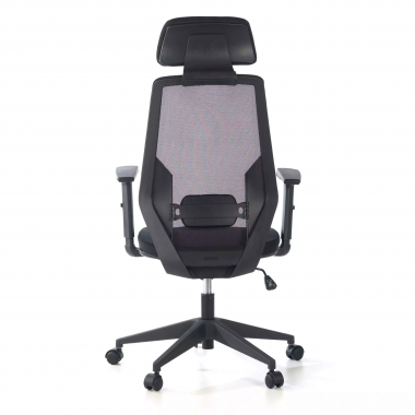 outlet sedia da ufficio nero belinda rete transpirante braccioli mobili 4