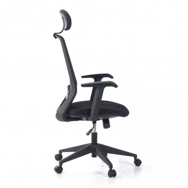 outlet sedia da ufficio nero belinda rete transpirante braccioli mobili 5