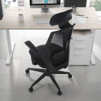 Sedia Scrivania Ergonomica Belinda, schienale alto 210920 - (Outlet)