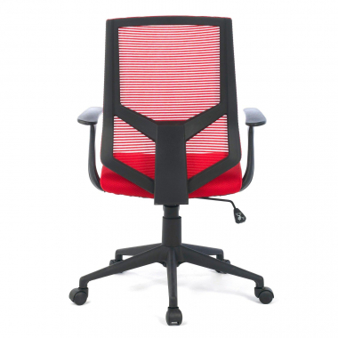 outlet sedia da ufficio rosso archer rete transpirante braccioli fissi 5