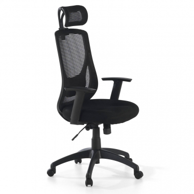 outlet sedia da ufficio nero lake rete transpirante braccioli mobili 1