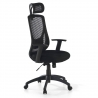 Sedia da Scrivania Lake, braccioli regolabili, poggiatesta, rete 210940 - (Outlet)