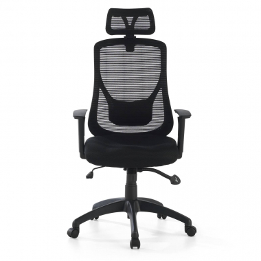 outlet sedia da ufficio nero lake rete transpirante braccioli mobili 3