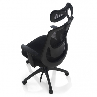 outlet sedia da ufficio nero lake rete transpirante braccioli mobili 7