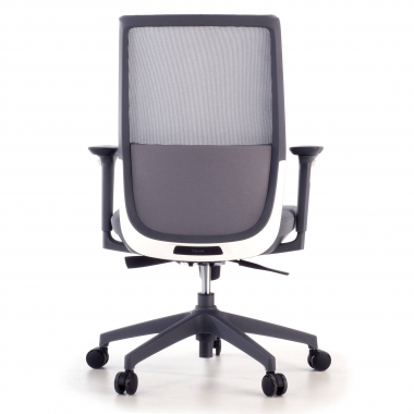 outlet sedia da ufficio grigio five rete transpirante braccioli mobili 7