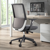 Sedia da ufficio professionale Five, rossa, cuscino lombare, completamente regolabile 210941 - (Outlet)